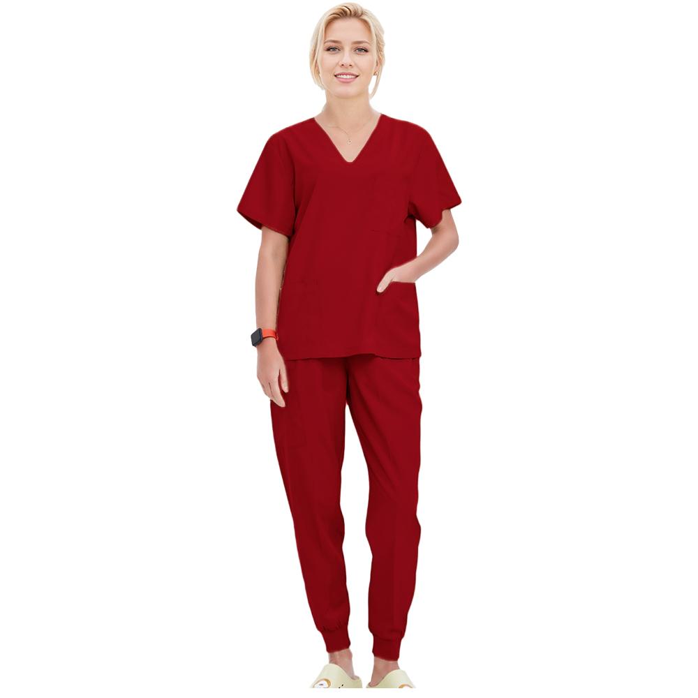 Summer Medical Scrubs Hospital Uniforms Doctor Nurse Workwear 4-way Stretch Pet Clinic Nursing Suits Dentist Working Clothes S21