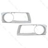 51117312595 51117312596 Front Bumper Fog Light Lamp Trim Silver Frame Cover Cap Shell Lid For BMW X6 E71 2012 2013 2014