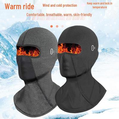 Autumn-Winter Outdoor Sports Helmet Liner: Warm, Sweat-Absorbing, Sun-Protective Face Mask for Biking & Motorcycling