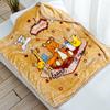 Cartoon Baby Double Layer Cloud Blanket for Newborns - Spring/Autumn Photography Blanket