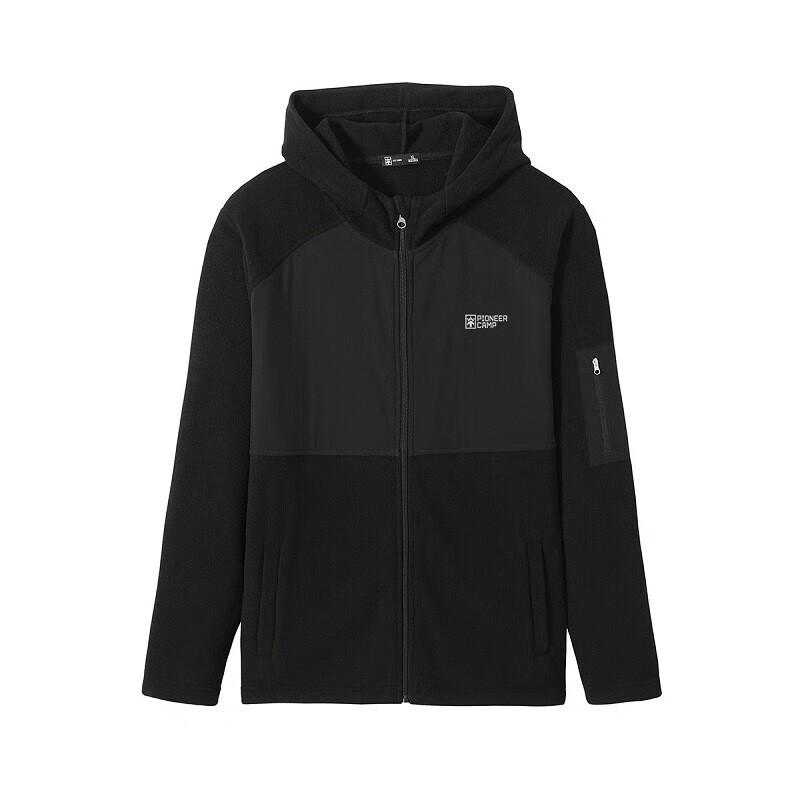 Tuoluzhe Men s Fleece Lined Hooded Sweatshirt L