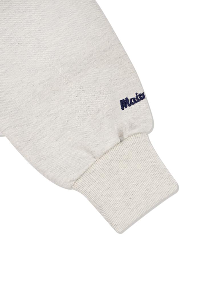 LA MAISON STUDIO Women'S Crop Maison Leris Hidden Logo Sweatshirt Oatmeal (Fcd1Ts201W)
