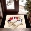 Norwegian Football Crest Area Rug Office Rug, Chair Rug, Decor Carpet Livingroom Bedroom Mat, Large Size Fan Gifts Christmas Gifts