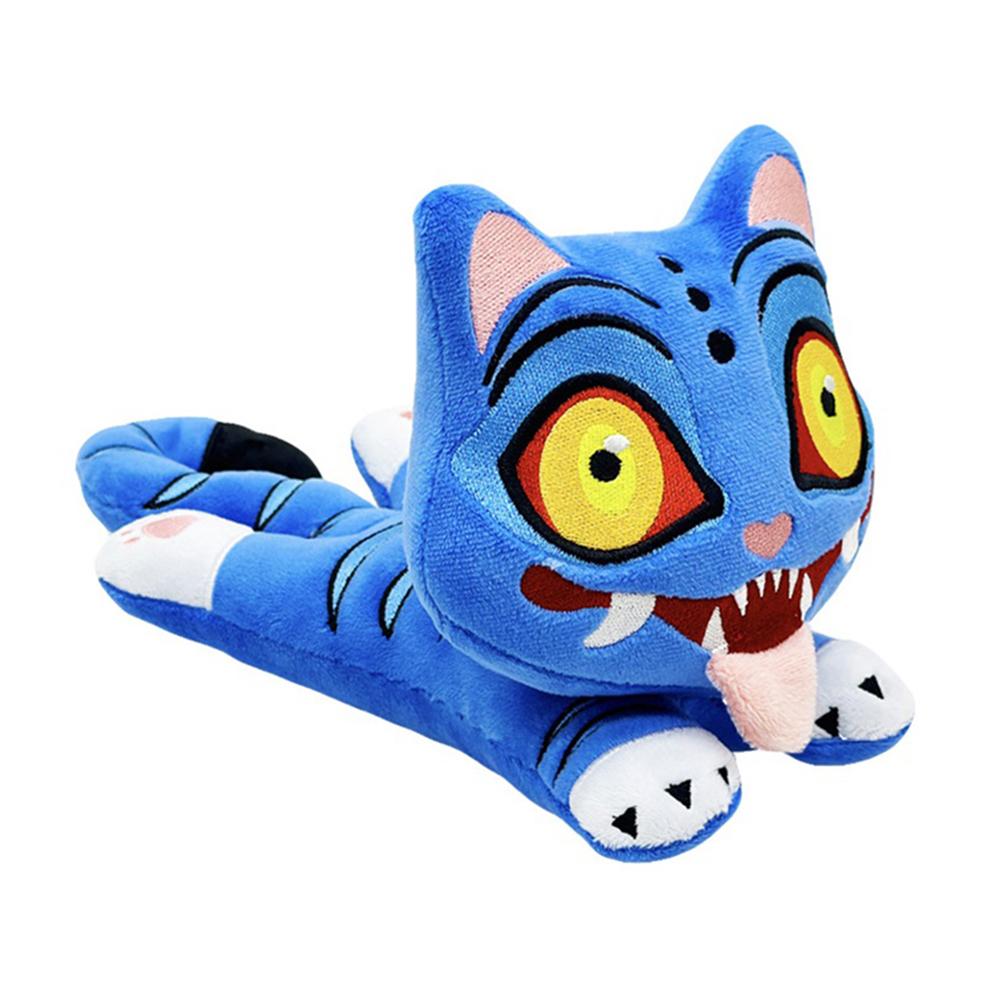 14cm Anime Kpop Demon Hunters Tiger Plush Toys Cute Blue Tiger Derpy Sussie Dolls Toy Monster Hunt Girl Group for Birthday Gifts