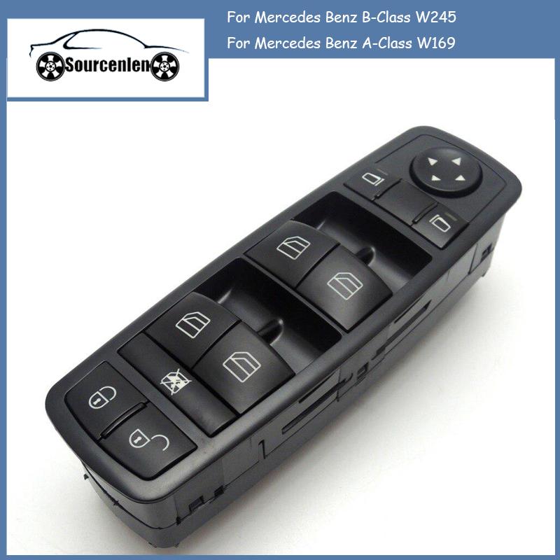 

Главный выключатель электростеклоподъемника для Mercedes Benz B-Class W245 для Mercedes Benz A-Class W169 чёрный