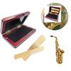 Massivholz Saxophon-Blätterkasten, Oboe, Blätterkasten für Mundstücke, Klarinetten-Blätterkasten, Massivholz-Blätterkasten