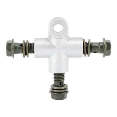 ATV Front Hydraulisk Bremse T-kobling Kobling Bremseledning 3-veis Banjo Adapter T-kobling for ATV UTV MINI BIKE GO Kart