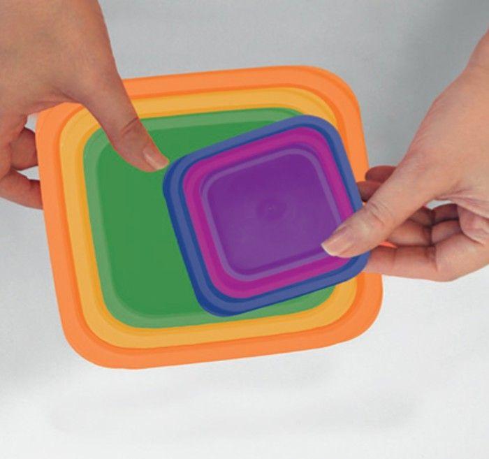Ensemble de boites de conservations alimentaires 6 pièces Herzberg HGSFS6N1