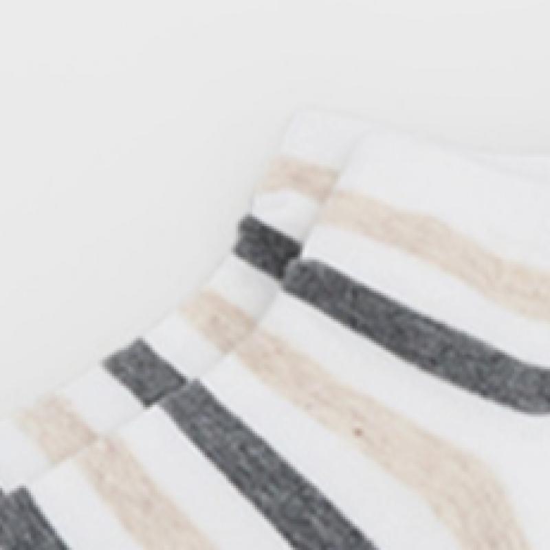 Șosete Sneaker DaiSo pentru Femei, cu Dungi în Două Tonuri