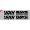 Volk Rays Autostyling Klasický Dekorativní Vinylový Ráfek Kreativní Sada Samolepek pro RAYS Volk Racing TE37 TE37 SL TE37C