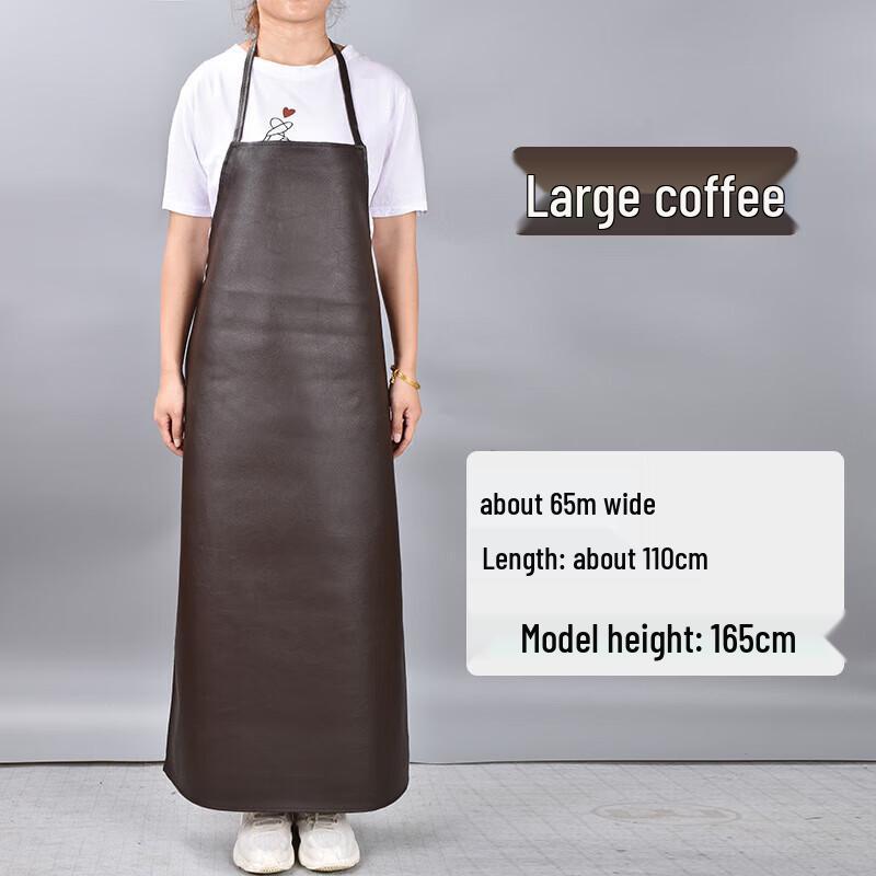Waterproof PU Leather Kitchen Apron