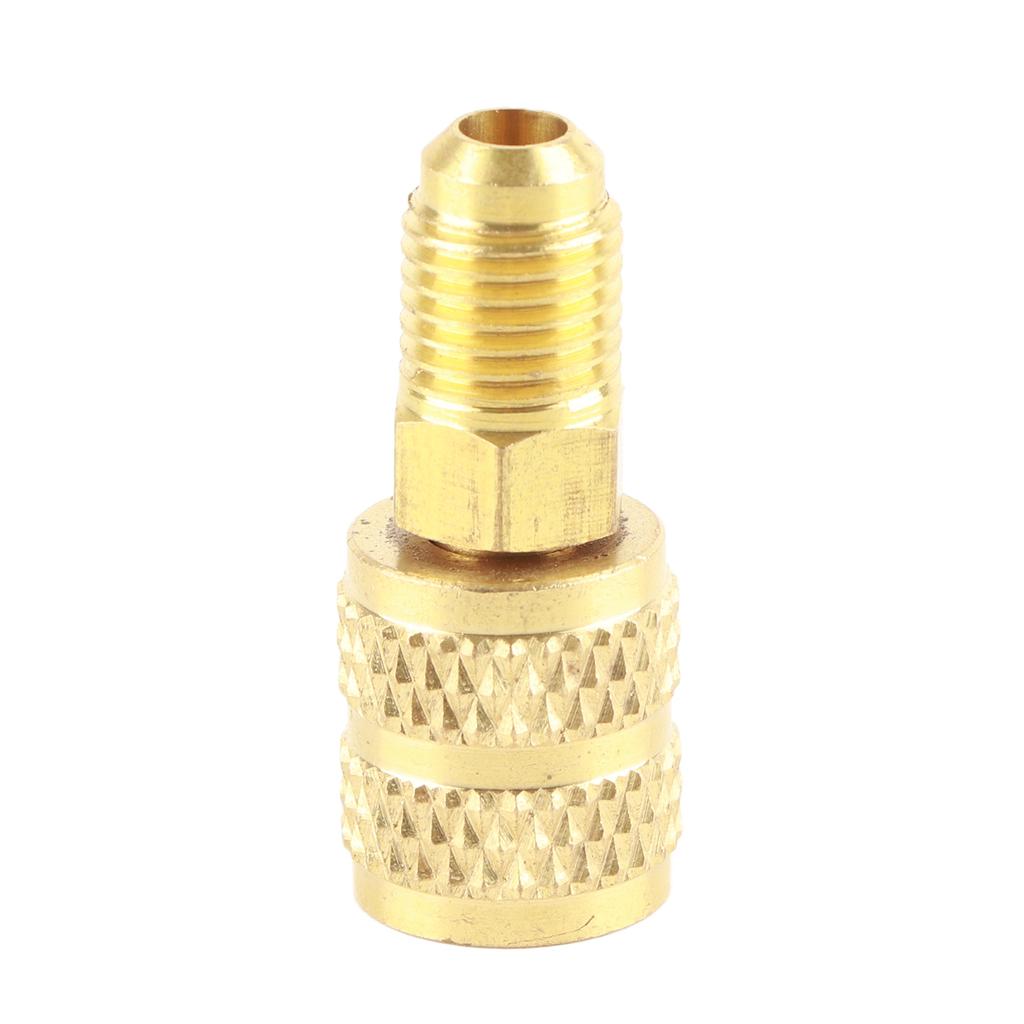 R410A A/C 1/4inch Male SAE to 5/16inch Female SAE Adapter HVAC Hose Connector R410A HVAC Adapter R410A Air Conditioner Adapter