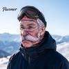 Humorous Outdoor Sports Masque Old Man Ski Masque, Winter Funny Full Face Balaclava with Neck Coverage, Realistic Pattern Cosplay Costume for