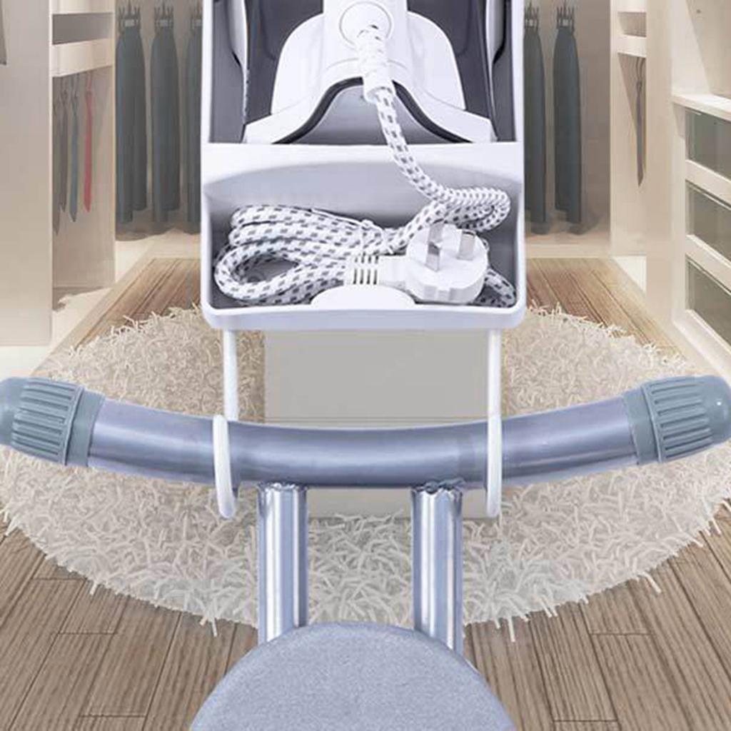 Iron Holder Wall Mounted Heat Resistant Widened Electric Iron Organizer with Hooks for Closet Hotel