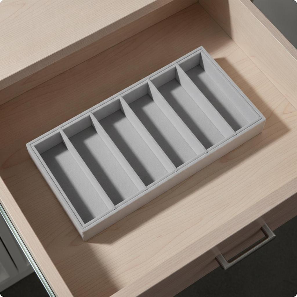 Sunglasses Storage Tray Velvet Display 5Slot Eyewear Organizer for Collectors,