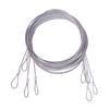 4PCS 2M Stainless Steel Wire LED Light Pendant Lamp Steel Wire Rope Fishing Lifting Cable Silver Steel Wire Hanging Rope