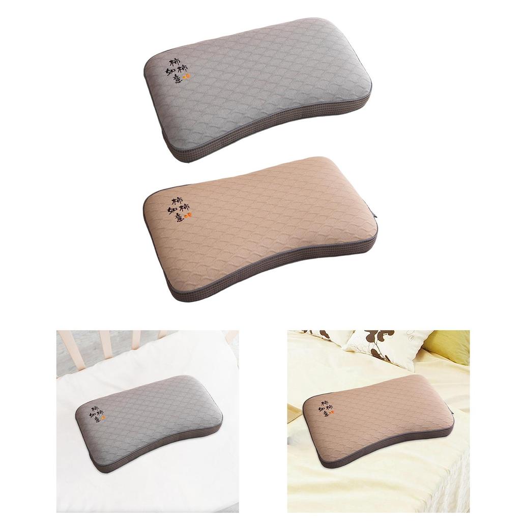 Buckwheat Pillow for Sleeping Neck Support Pillow Removable Pillow Case for Any Sleeping Positions Home Cervical Pillow