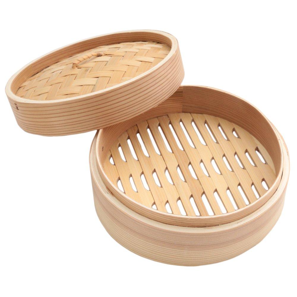 Sugiki Steamer Set (21cm) - Includes 1 Steamer and 1 Lid. Suitable for commercial use.