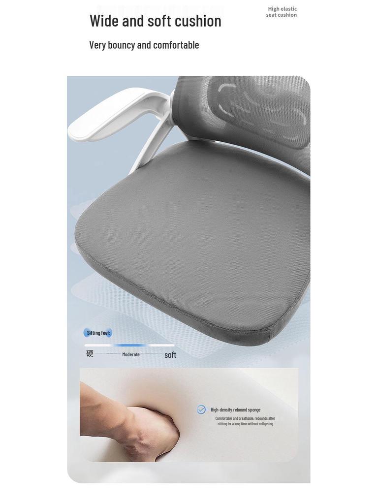Ergonomic Study & Office Chair: Comfortable, Reclining, Adjustable—Stay Energized During Long Sessions