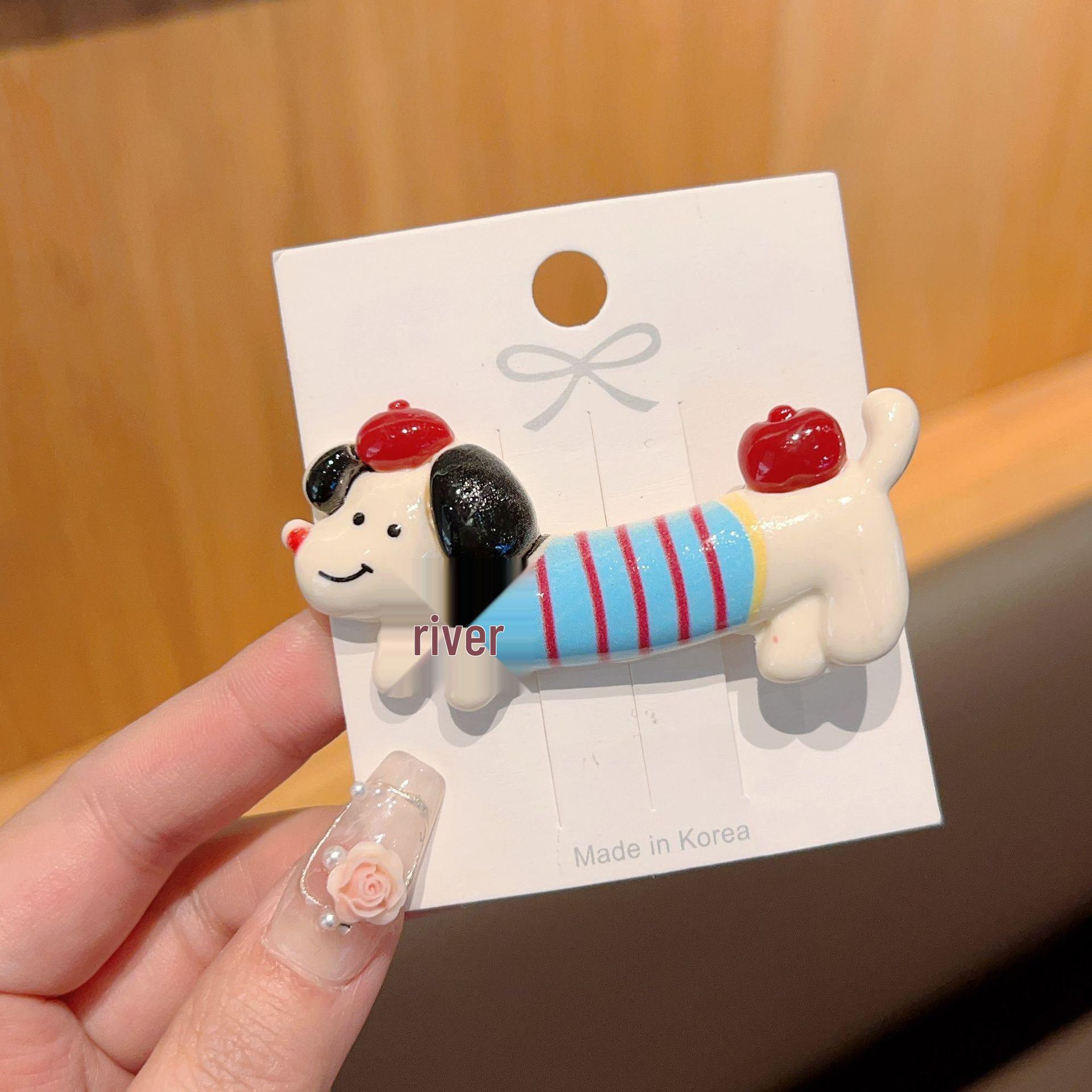 

Нова Мила Мультяшна Шпилька для Волосся Такса для Дівчинки-Щеняти