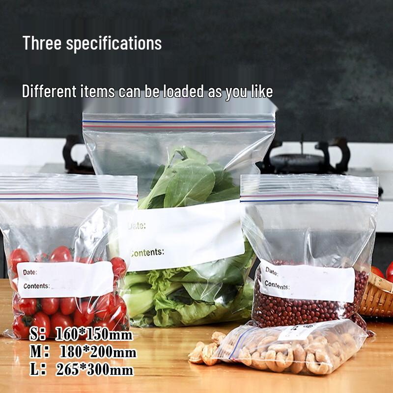 Yipan Food-Grade Slide Lock Storage Bags
