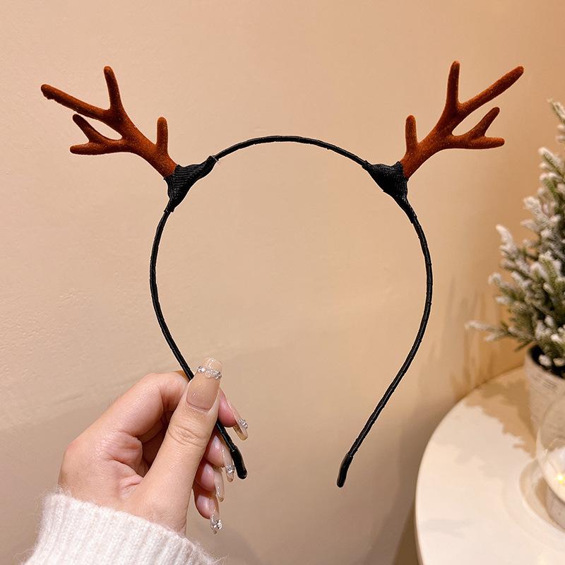 Mori Style Reindeer Antler Ears Christmas Hair Clip - Cute Kids' Hairpin Accessory