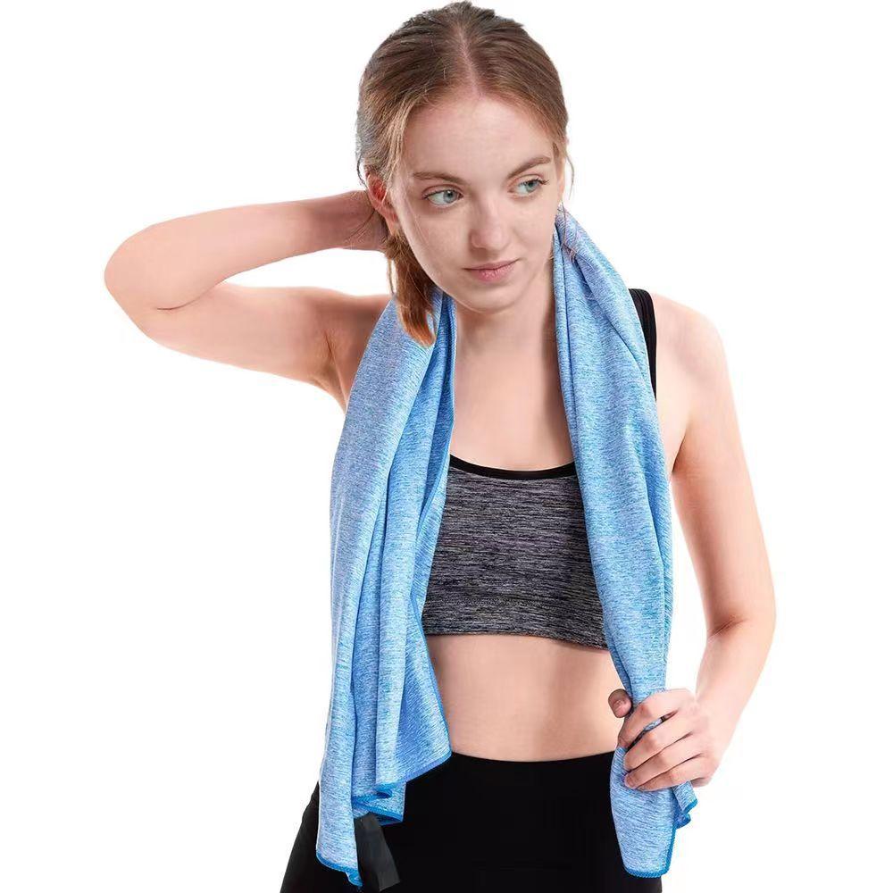 Nowy ręcznik, sportowy ręcznik z włókna ultra-cienkkiego kationowego szybkoschnący, chłonny ręcznik do fitnessu na świeżym powietrzu, ręcznik na pot, ręcznik plażowy