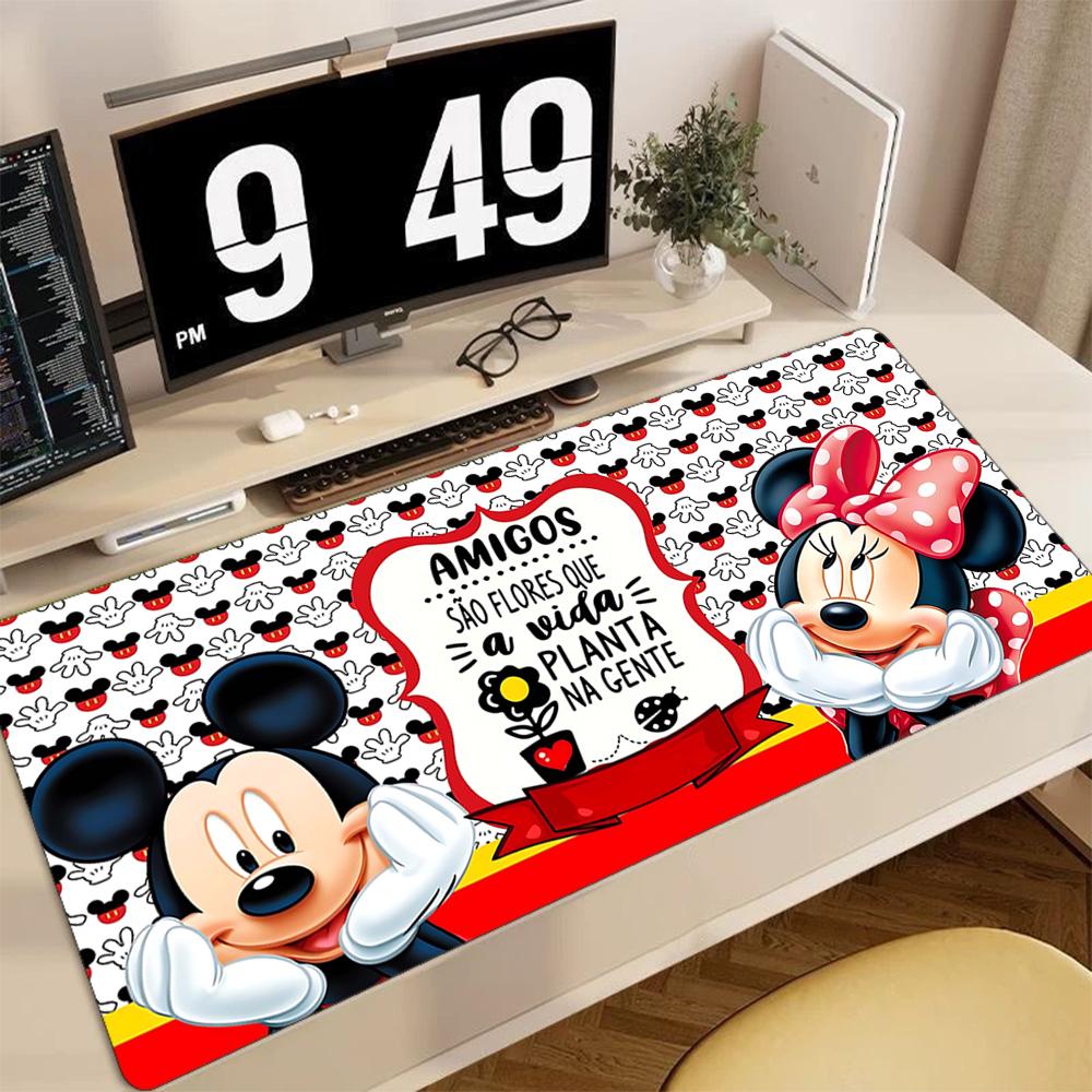 1Pc Mickey Minnie Mouse Easter Theme Mouse Pad 2Mm Thick Rubber Base Perfect Bedroomofficegame Room Ideal Gift Computer Keyboard Enthusiasts