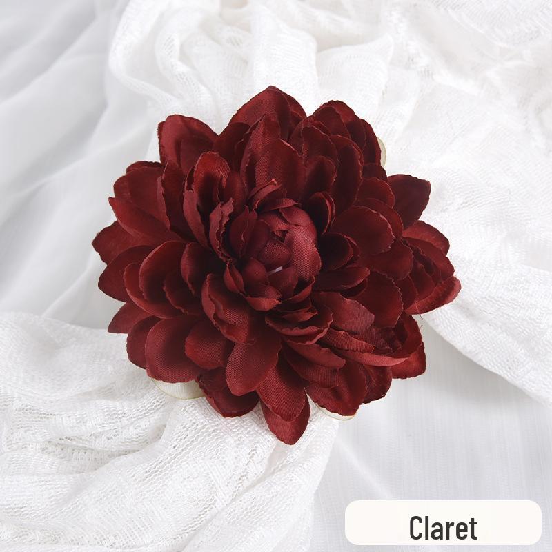 

Современные простые подхваты для штор с цветочным узором – аксессуары для оформления окон Clip type/1 price