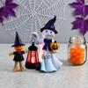 Ghost Statue Resin Ghost Figurine with Solar Powered Lantern Lighted