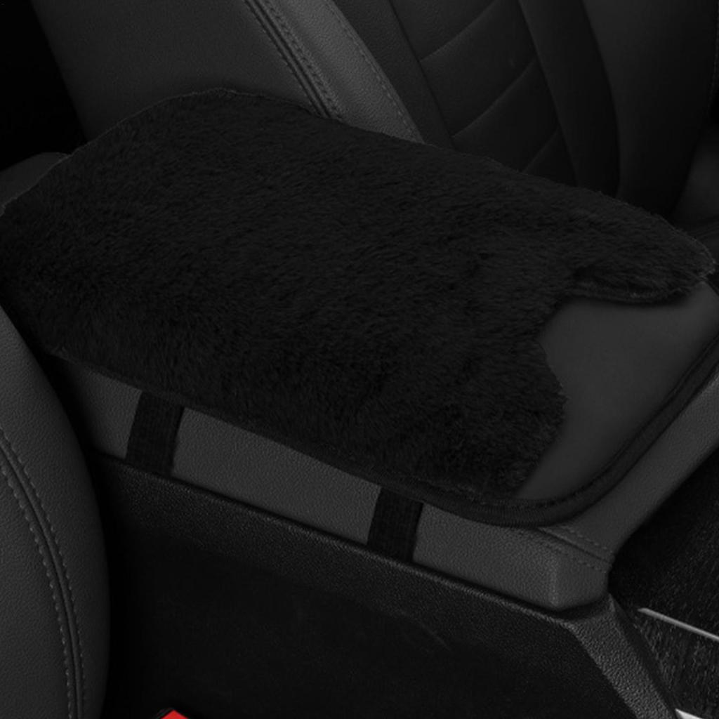 Car Armrest Cushion Automotive Center Console Plush Pad Car Center Console Cover For Truck Interior Vehicle Women Men Office