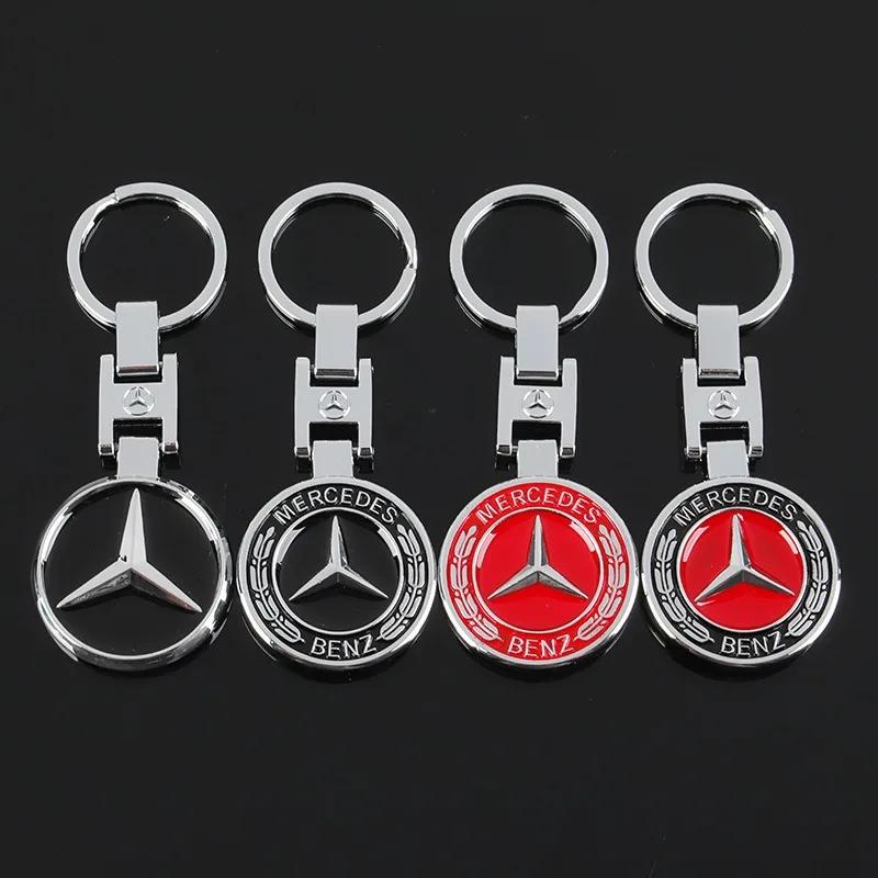 EZB2 2025 Hot New Zinc Alloy Metal Car Keychain Cover For Mercedes Benz AMG W177 W176 X166 X167 C257 C218 X253 C118 C117 H247 Auto A