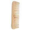 Wide Tooth Comb Flexible Structure Safety Eco Friendly Portable Wet Hair Comb Bamboo Comb for Home Travel
