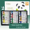 Set di Vernici Acriliche per Artisti, 36 Colori (Tubi da 12 ml), Senza Formaldeide, Portatile per Progetti Artistici Fai da Te
