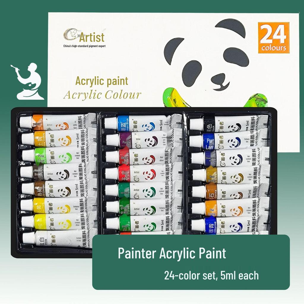 Set di Vernici Acriliche per Artisti, 36 Colori (Tubi da 12 ml), Senza Formaldeide, Portatile per Progetti Artistici Fai da Te
