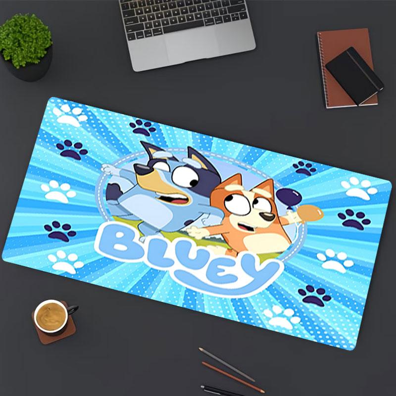 Bluey Print Mouse Pad, for Keyboard Pad Laptop PC Mat for Office Home Use, Desk Decor, Perfect Birthday Gift for Gamers
