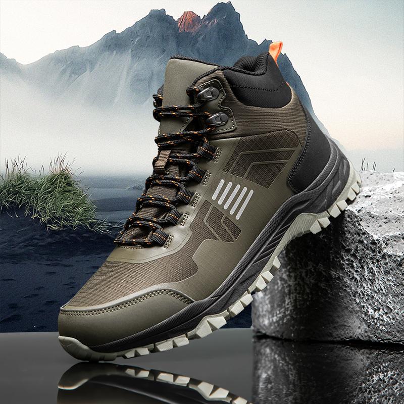 Winter Boot Men Outdoor Hiking Boots Suede High Top Trekking Men Rainproof Tactical Combat Military Boots Mountain Climbing for Men&women