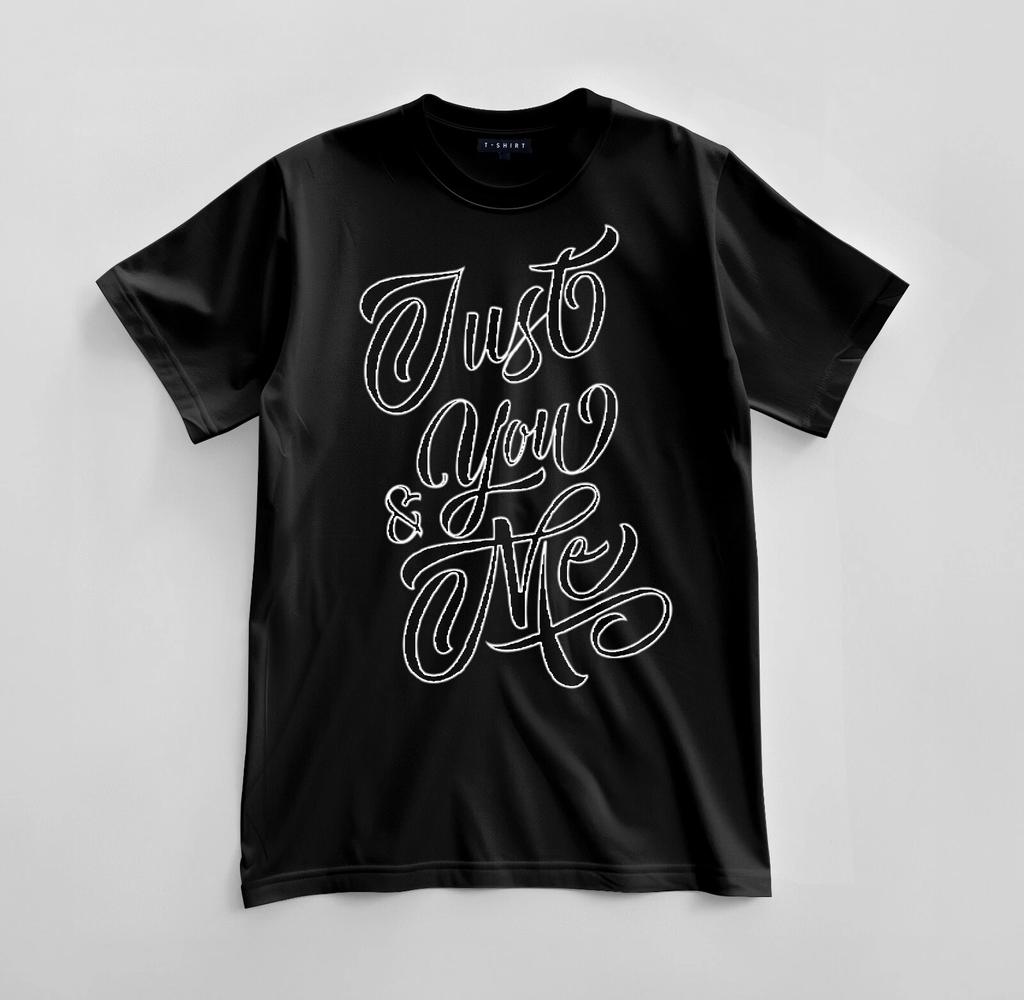 Custom Just You & Me Graphic T-shirt Design Unisex Jersey Short Sleeve Tee