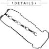 Motoforti Valve Cover Gasket, Cylinder Head Valve Seal Gasket, for Suzuki SX4 RW420 GYA51S 2.0L 4 Cyl, MP, J20B, 16V, VVT, DOHC, Rubber,