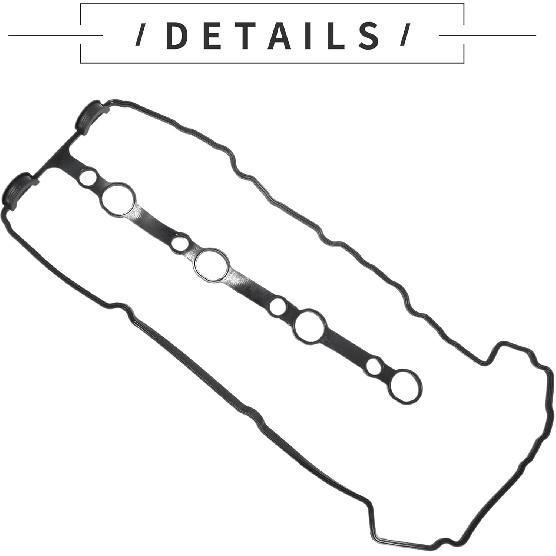 Motoforti Valve Cover Gasket, Cylinder Head Valve Seal Gasket, for Suzuki SX4 RW420 GYA51S 2.0L 4 Cyl, MP, J20B, 16V, VVT, DOHC, Rubber,