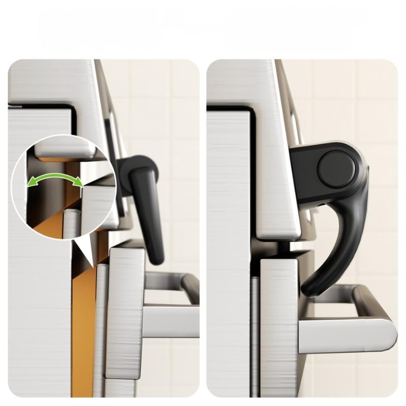 

1Pcs Home Oven Lock Baby Protection Door Catch Lock Safety Fridge Lock Door Stopper Safety Lock