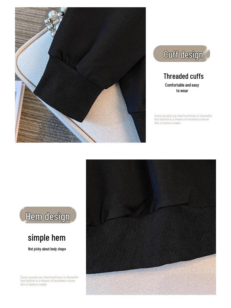 Autumn Loose Hoodie, Large Sizes 200/300/350 Jin, Bust 150/160/170, Model 6071