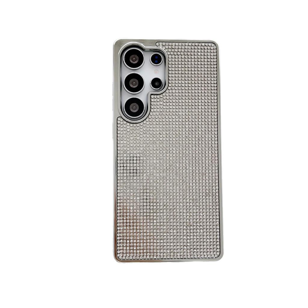 Luxuriöse strassbesetzte, stoßfeste Handyhülle für Samsung S26/S25 Ultra
