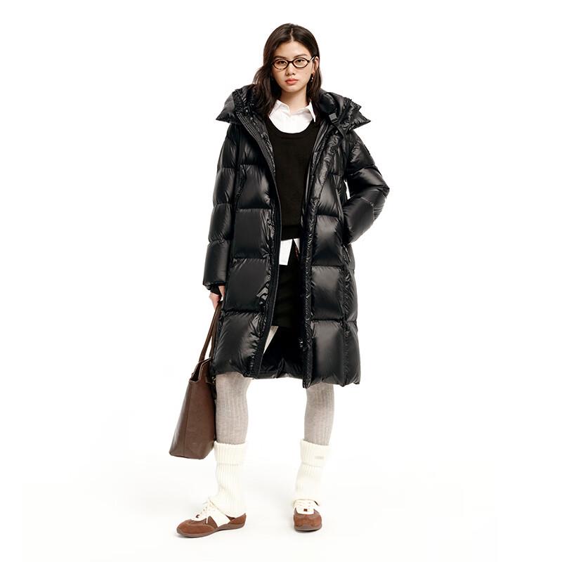 Allyear Unisex Hooded Goose Down Puffer Jacket