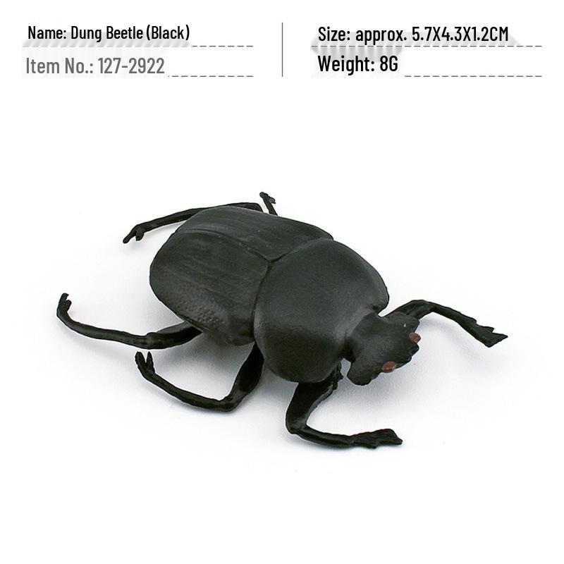 Cross-Border Insect Wildlife Dung Beetle Model: Children's Cognitive Sand Table Decoration