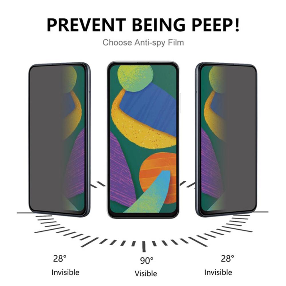 For Oppo Reno14 5G Tempered Glass Film Anti-Peep Privacy Protection Screen Protector Full Glue