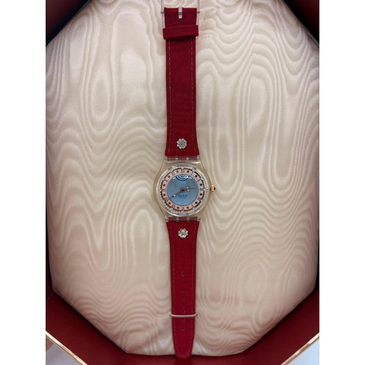 Used [Rare] Swatch Watch 1993 Christmas Special Limited Edition Lois Soleil Dead Stock