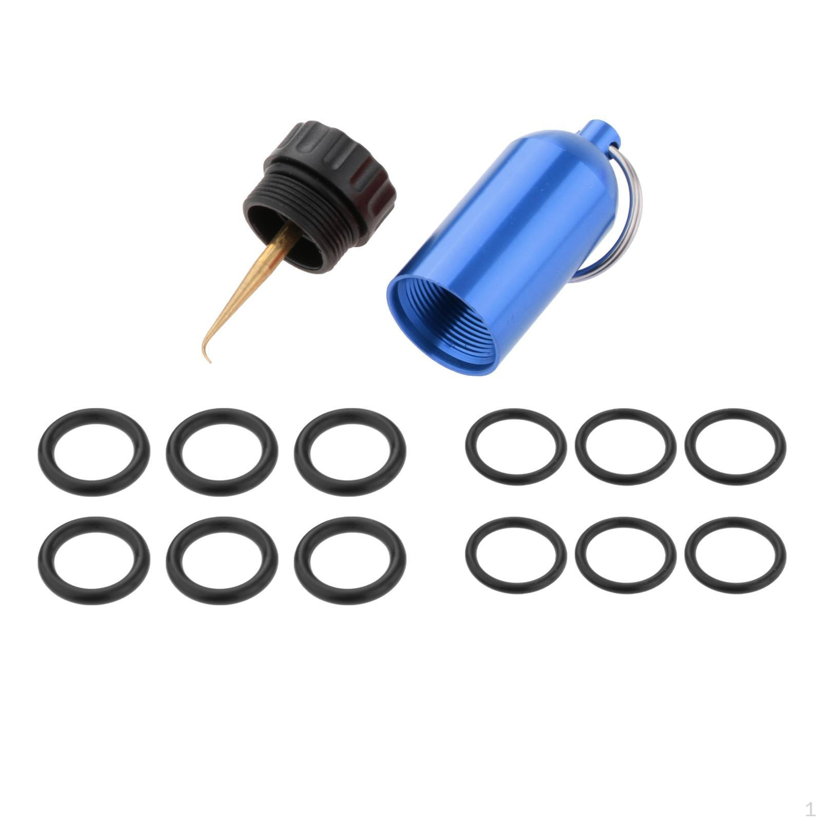 

Цилиндр, бутылка для хранения уплотнительных колец для подводного плавания мини синий