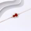 Gourd Bracelet Female Natal Fulu Red Rope Hand Rope Retro Agate Inlay