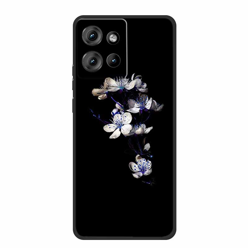 Handyhülle Für Motorola Moto G 2025 Hülle Cartoon Schwarzes Silikon Weiches TPU Rückseite Für Motorola Edge 50 Neo S50 G75 Hülle G 75